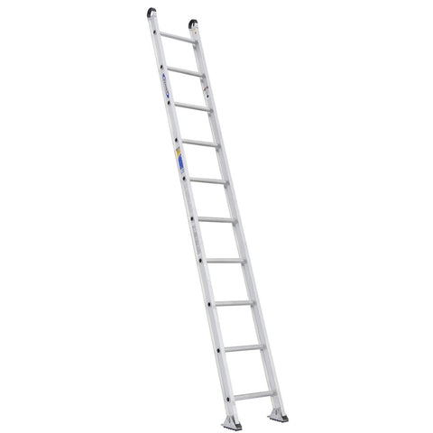 Werner ALUMINUM Extension Ladder with Integrated Leveling D1700-2EQSERIES