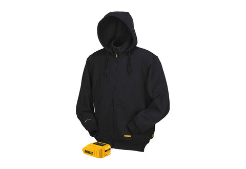 20V/12V MAX* Black Heated Hoodie (Hoodie and Adaptor Only) - DCHJ067B