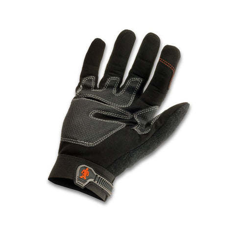710 XL Black Full-Finger Trades Gloves