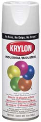 Krylon K01508 Semi-Gloss White (5-Ball) Interior-Exterior Paint