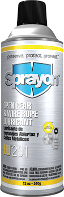 Sprayon LU201 - Open Gear & Wire Rope Lubricant - Aerosol