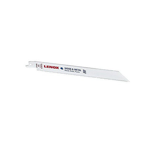 LENOX BI-METAL Reciprocating Saw Blades TPI 10/14, L x W x T (in.) 6 x 3/4 x .035