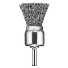 1" x 1/4" XP .020 Stainless Crimp Wire End Brush - DW49053