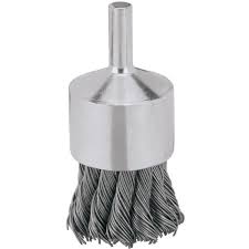 1" x 1/4" HP .020 Carbon Knot Wire End Brush - DW4902