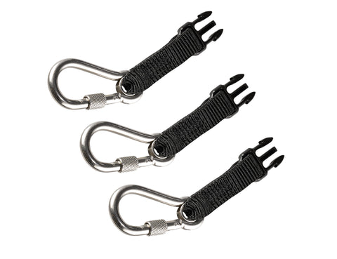 Squids¨ 3025 Accessory Pack Retractables - SS Carabiners