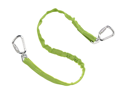 3119EXT Xtended Lime Extended Triple-Locking Dual Carabiner - 20lbs