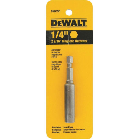 1/4" x 2-9/16" Magnetic Nut Driver - DW2221