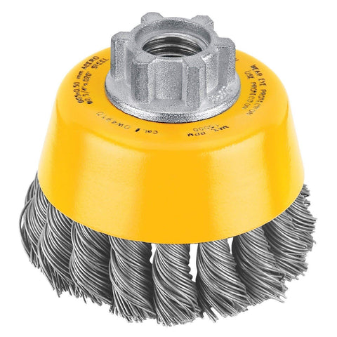 3" x 5/8"-11 HP .020 Carbon Knot Wire Cup Brush - DW4910S