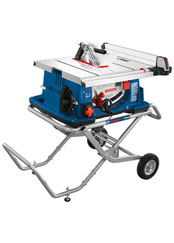 Bosch 10 In. Worksite Table Saw with Gravity-Rise Wheeled Stand - 4100-10