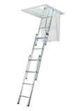 Werner Compact Aluminum Attic Ladder AA MODEL