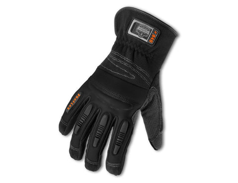 840 M Black Leather Trades Gloves