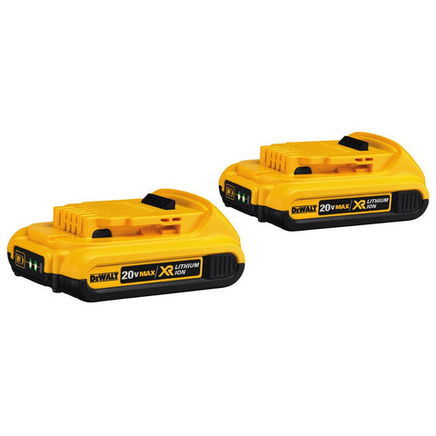 20V MAX* Compact XR® Lithium Ion 2-Pack - DCB203-2