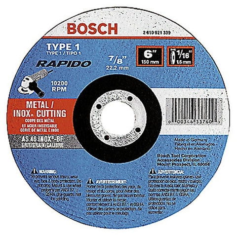 Bosch Tcw1S450 4-1/2" Thin Cutting Wheel