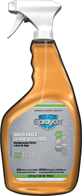 Sprayon CD1219T - Water-Based Citrus Degreaser - Trigger Spray