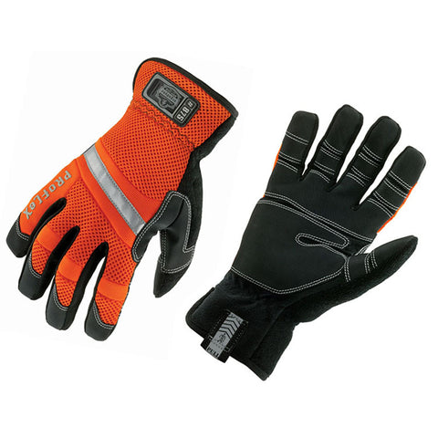 875 L Orange Hi-Vis Gauntlet Trades Gloves