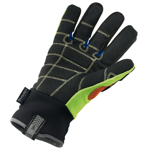 925CPWP LG Lime Thermal WP Cut, Puncture & DIR Gloves