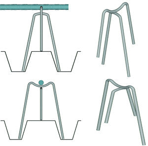 Meadow Burke (HCMD) High Chair - Metal Deck