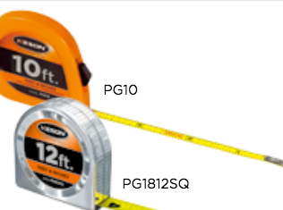 Keson PG1812SQ - Pocket Tape Measure, 12-Feet x 5/8 Inch