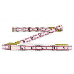 Lufkin 6' x 5/8" Engineer's Scale Wood Rule Red End®