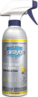 Sprayon LU103L - High-Performance Rust Penetrant - Rust Breaker® - Non-Aerosol Spray