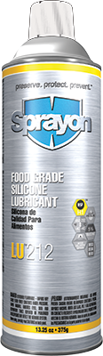 Sprayon LU212 - Food Grade Silicone Lubricant - Aerosol