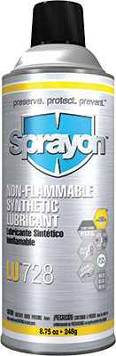 Sprayon LU728 - Non-Flammable Synthetic Lubricant - Aerosol