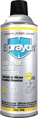 Sprayon LU910 - Food Grade Silicone Lubricant - Aerosol