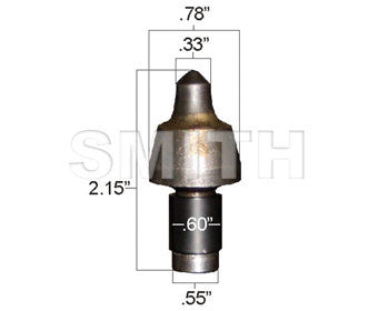 Smith Manufacturing- Tungsten Carbide Tipped Road Planing Bit