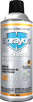 Sprayon MR314- Paintable Lecithin Release Agent - Aerosol