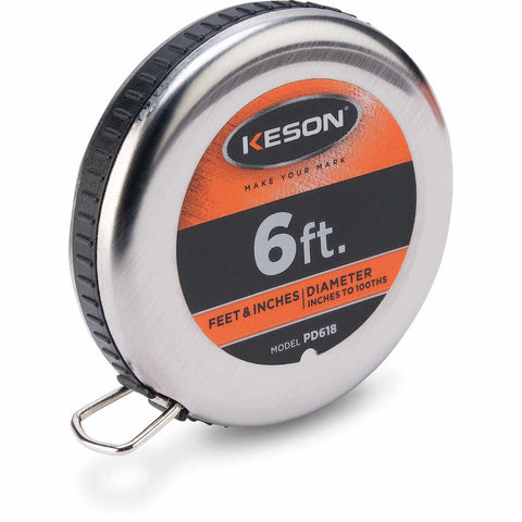 Keson PD618 - Diameter Measuring Tape, 6 Feet