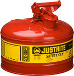 Justrite Type 1 Safety Can Red 2.5gallon