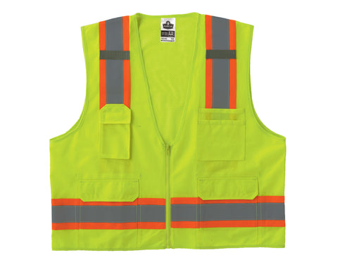 Ergodyne Safety Vest, Lime -8248Z