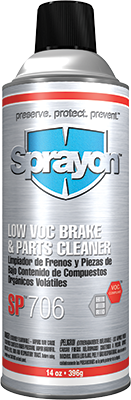 Sprayon SP706 - Low VOC Brake & Parts Cleaner - Aerosol