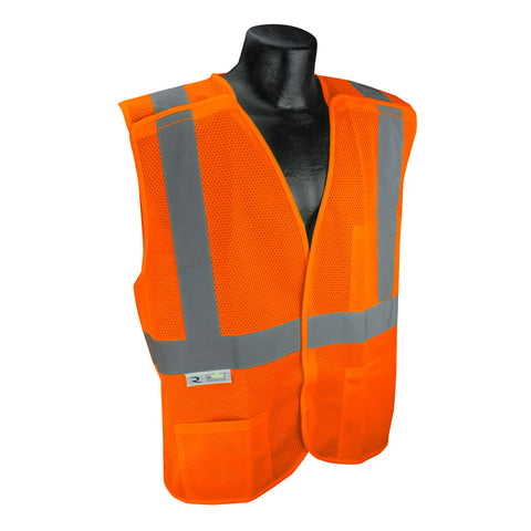 Safety Vest-Orange-Large