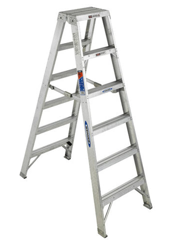 Werner ALUMINUM Multi-Use Twin Stepladder T400 SERIES