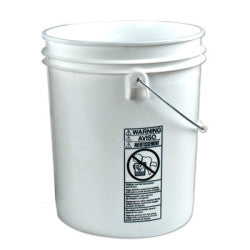 US Plastics - Standard White 5 Gallon Bucket