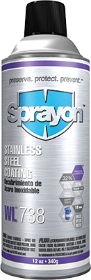 Sprayon WL738 - Stainless Steel Coating - Aerosol
