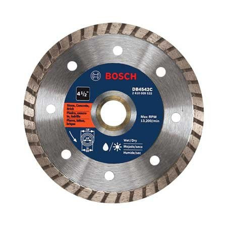 Bosch Tools 4-1/2" Premium Turbo Rim Diamond Blade