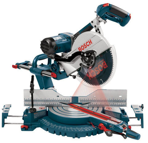 Bosch 5412L - 12-Inch Dual Bevel Slide Miter Saw with Laser Tracking