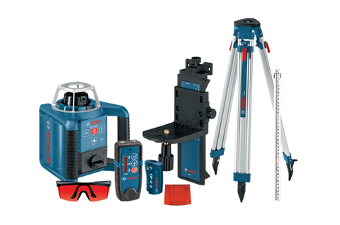 Bosch GRL300HVCK - Self-Leveling Rotary Laser with Layout Beam Complete Kit