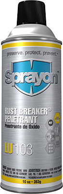 Sprayon LU103 - High-Performance Rust Penetrant - Rust Breaker® - Aerosol