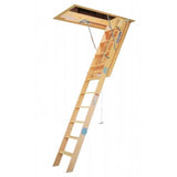 Werner Wood Folding Heavy Duty Attic Ladder WH SERIES