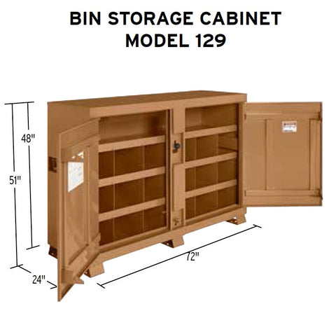 Knaack Bin Storage Cabinet 129