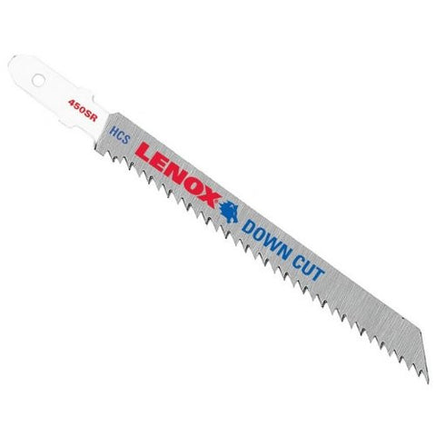 LENOX HIGH CARBON STEEL JIG SAW BLADES, GROUND,T-SHANK, TPI-10D, LENGHT (in.) 4