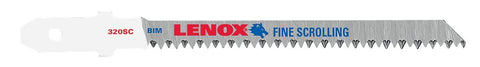 LENOX HIGH CARBON STEEL JIG SAW BLADES, GROUND,T-SHANK, TPI-20, LENGHT (in.) 3-1/4