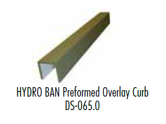 Laticrete HYDRO BAN Preformed Overlay Curbs