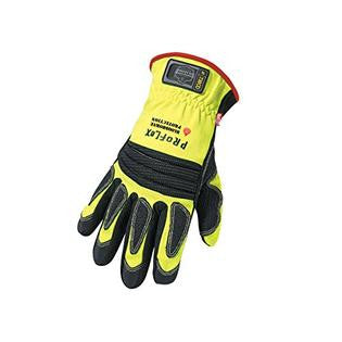 921 S Lime Thermal Rubber-Dipped Dorsal Impact-Reducing Glove