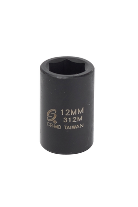 Sunex 312M - 3/8" Dr. 12mm Impact Socket